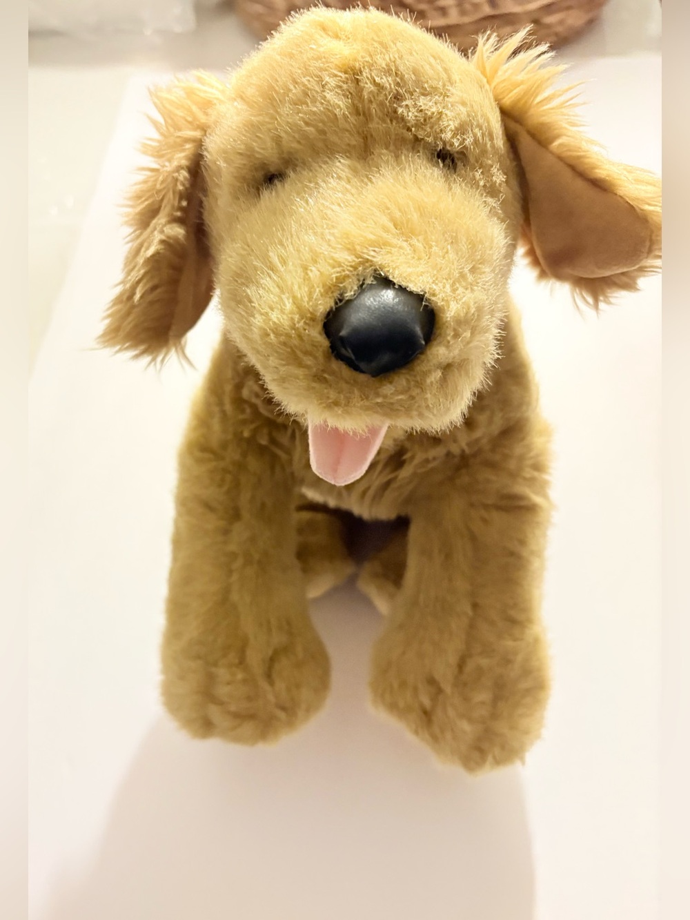 Vintage Build-A-Bear Golden Brown Plush Dog Toy - Bark Sound Works!
